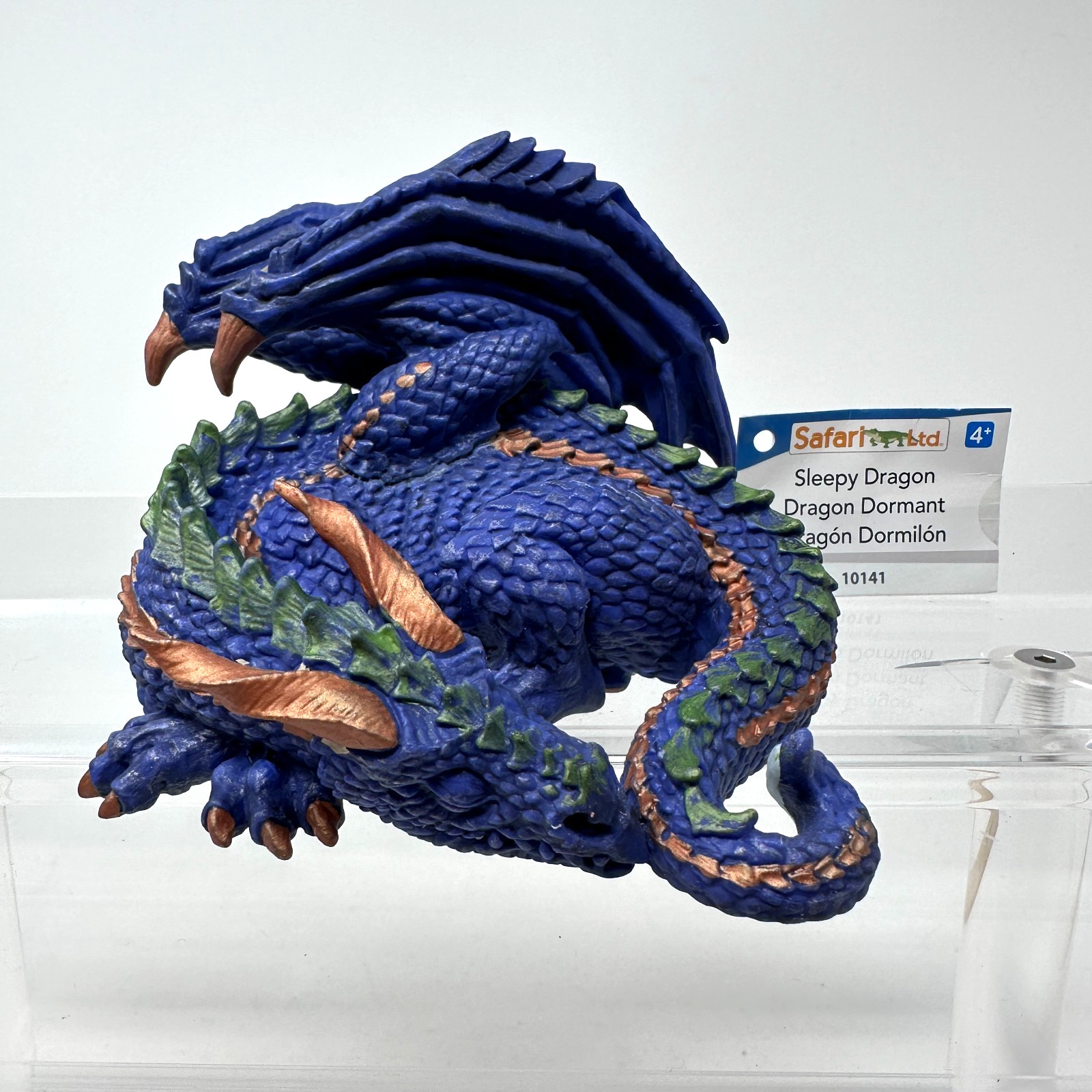 Safari Ltd Sleepy Dragon Figure Dormant Mythical Fantasy Figurine 2016 with TAG