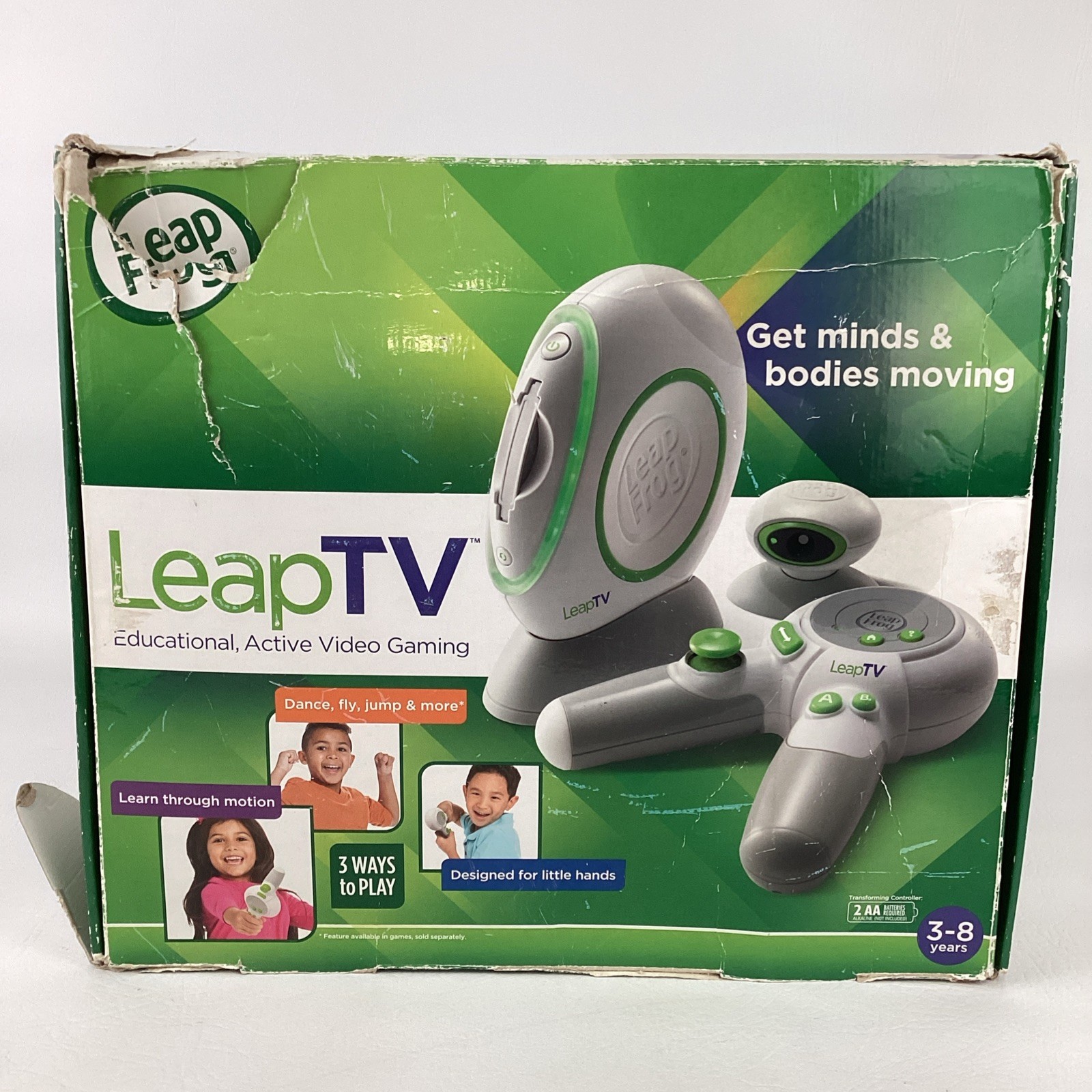 Leap Frog Leap TV Educational Active Video Gaming System Interactive TESTED