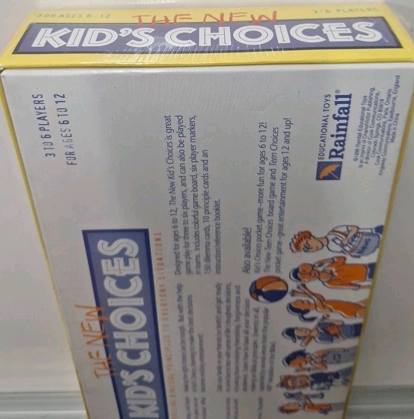 The NEW Kid’s Choices Applying Biblical Principals to Everday Situations Game