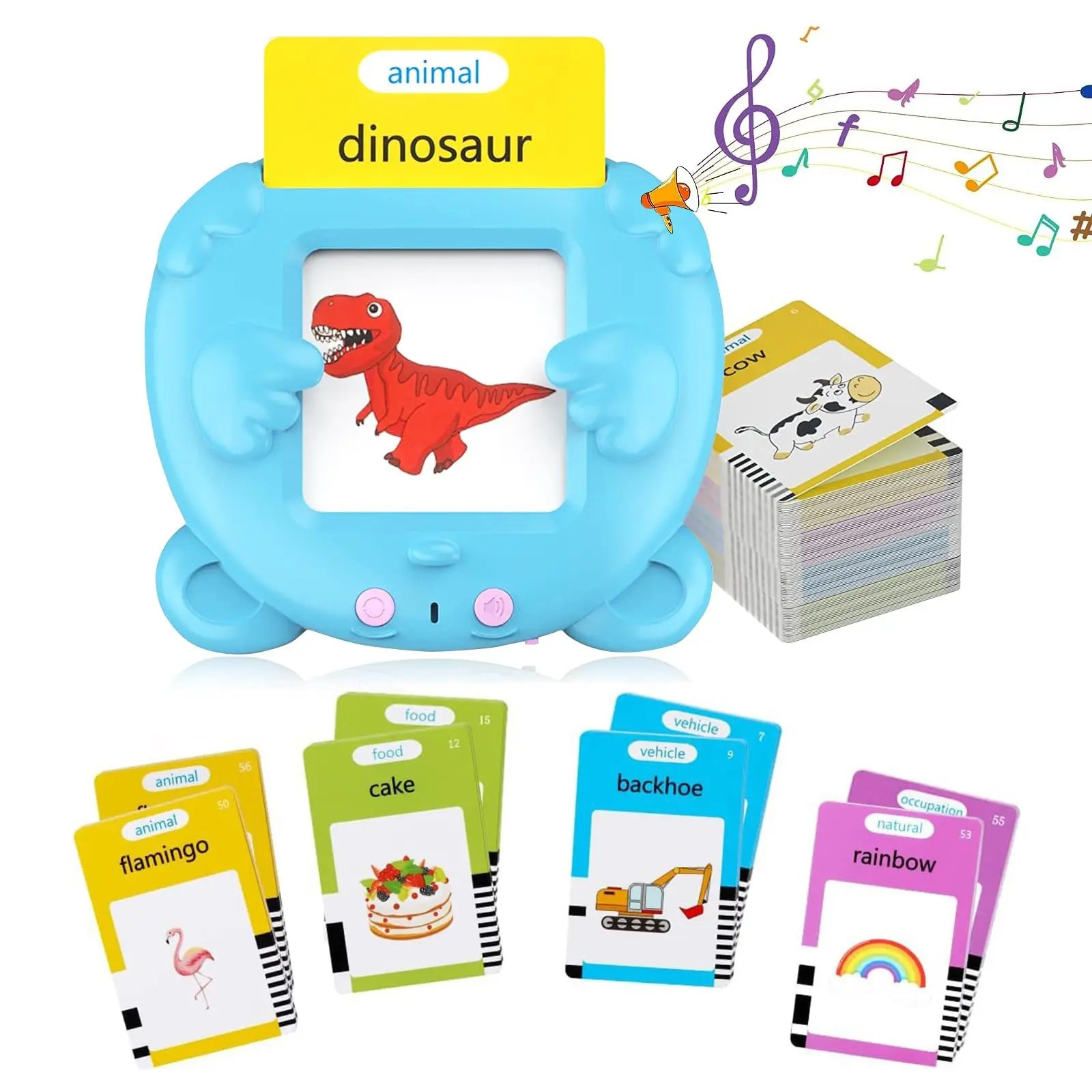 Talking Flash Cards with 224 Sight Words, Speech Therapy Toys, Montessori Toys,
