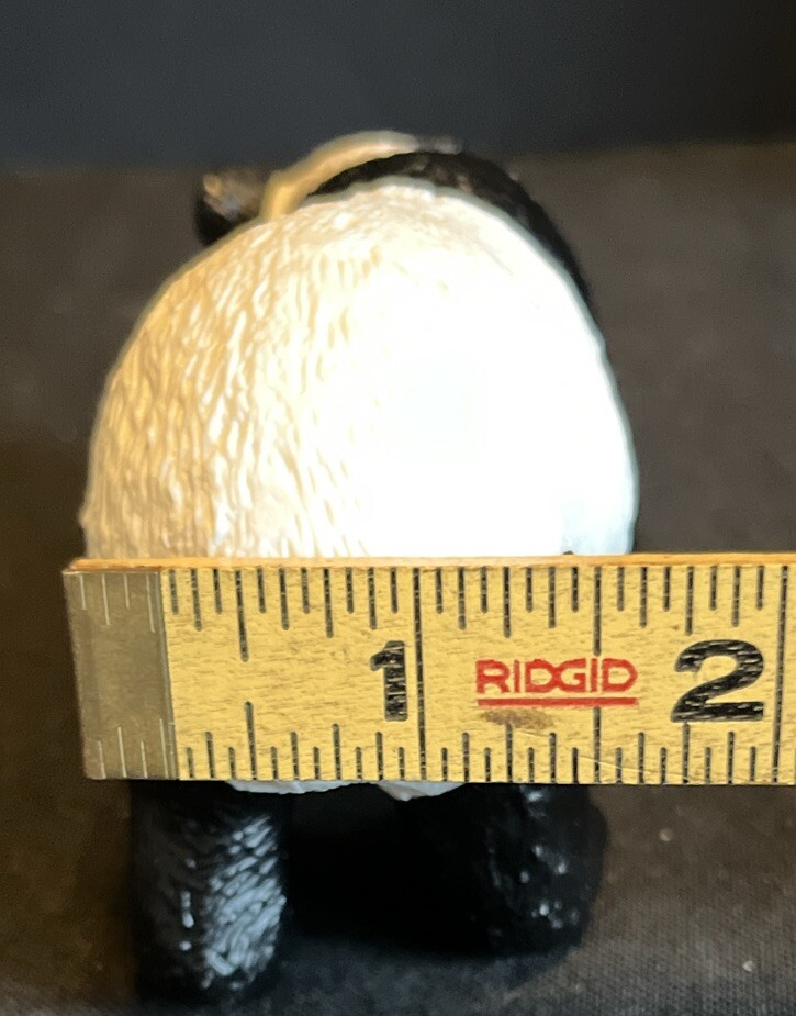 Vintage 1996 Safari LTD Panda Bear Figure Toy Rubber PVC Educational Miami FL