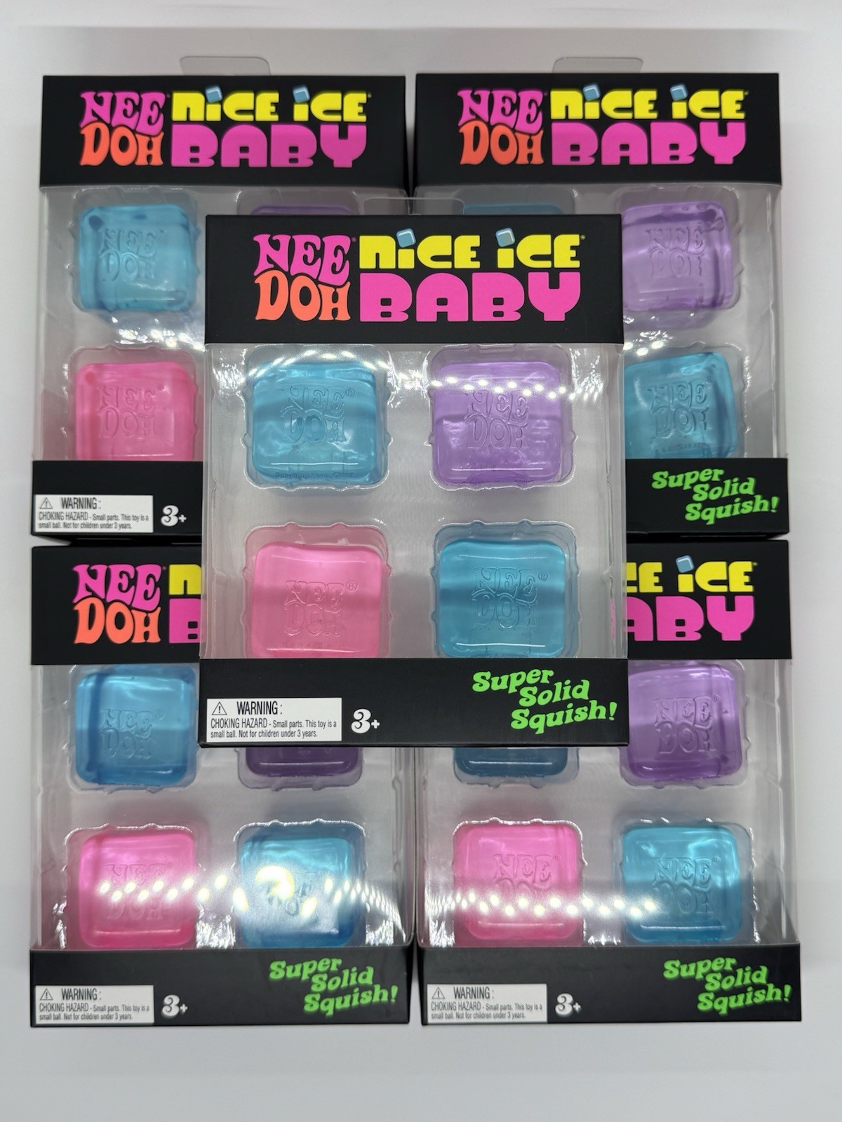 Lot of 5 – BRAND NEW ~ SEALED Needoh Nice Ice Baby Bundles (Mini Nice Cubes)