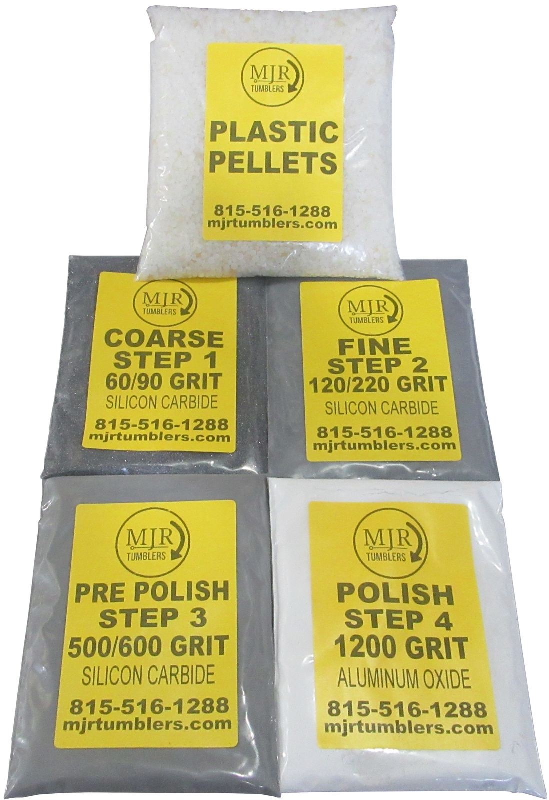 40 lb Rock Tumbler w Grit Kit MJR TUMBLERS AWARDED BEST HIGH END TUMBLER of 2019