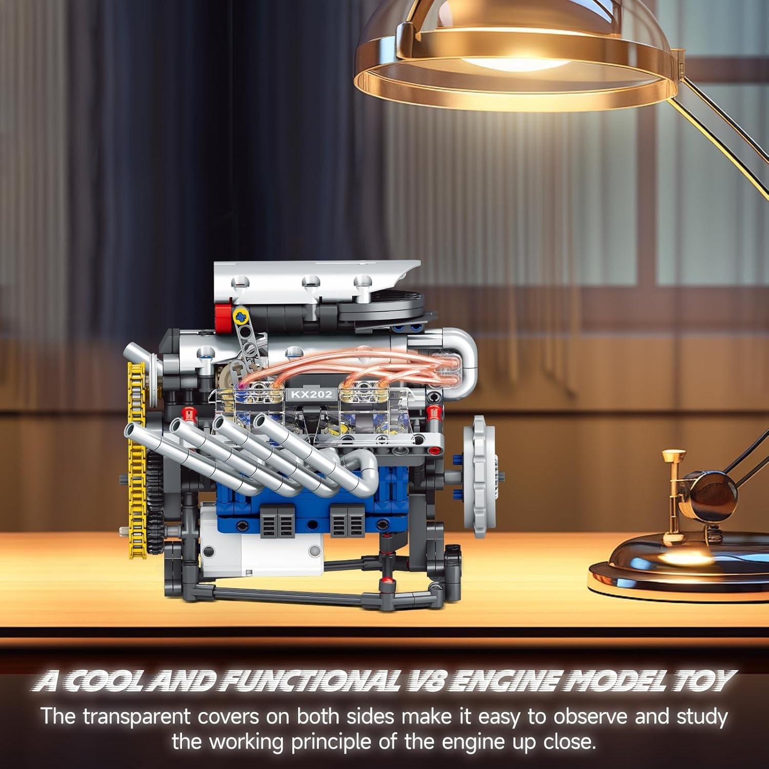 V8 Engine Building Set,Build Your Own Mini Engine That Works, Physical Scienc…
