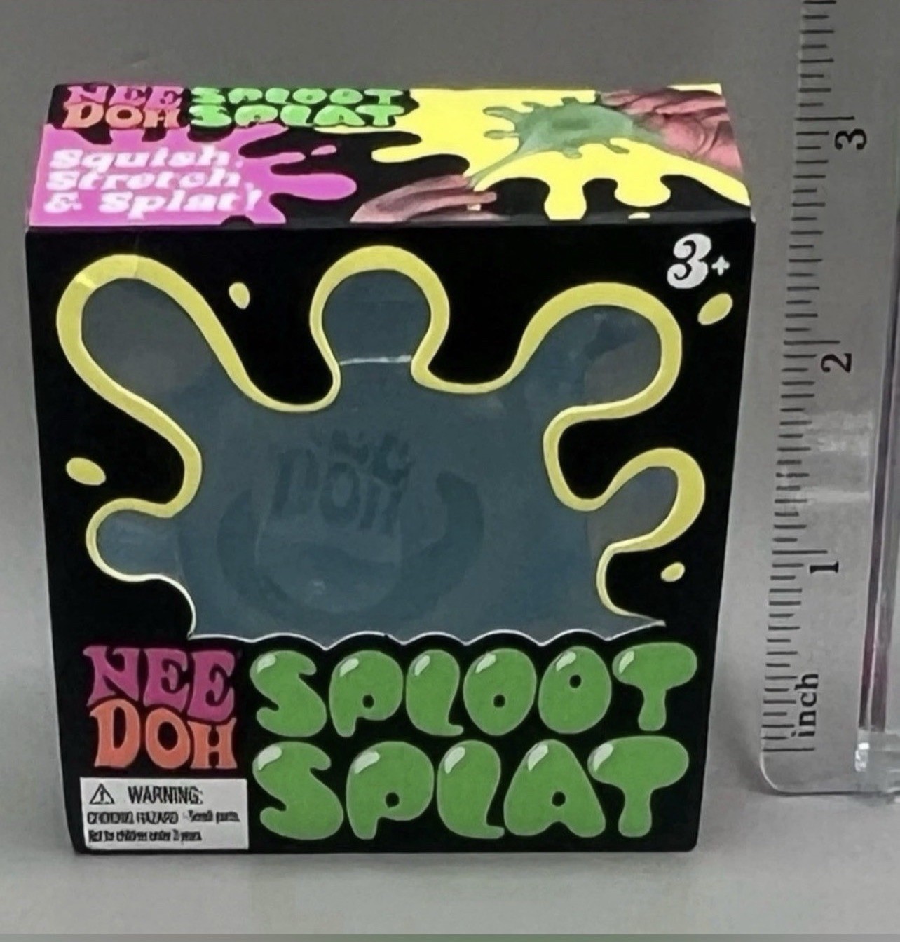 NEEDOH Blue 💙 2 Pack ~ Sploot Splat Squishy + Nice Cube Super Solid Squish NEW