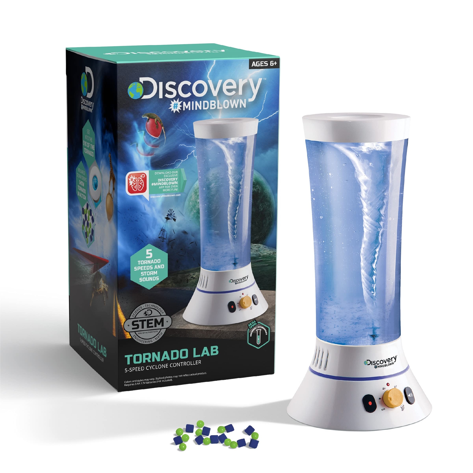 Discovery MINDBLOWN Tornado Lab Educational Science Kit with Sound and Speed …