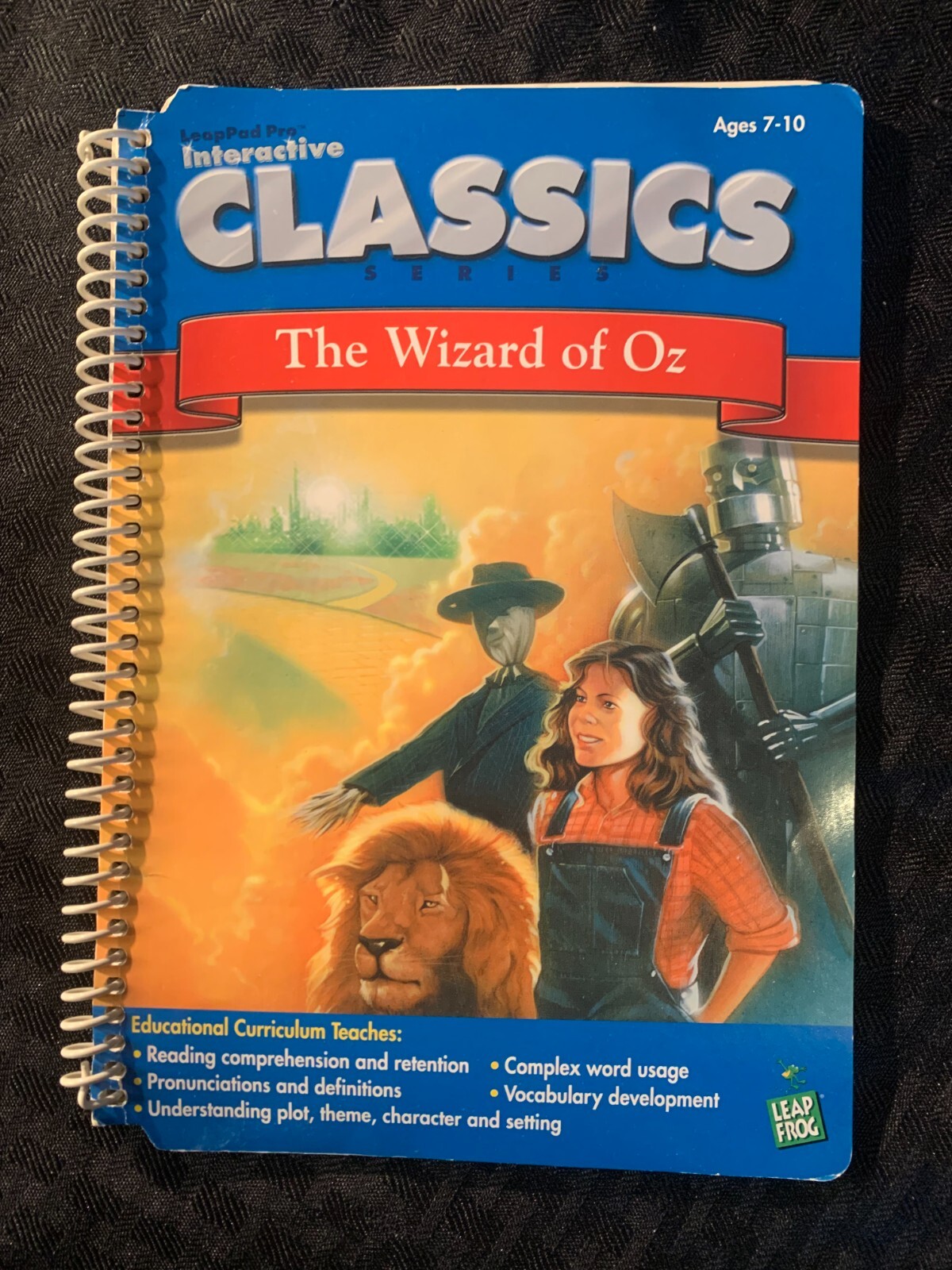 Leap Frog Pad Pro Classics Series THE WIZARD OF OZ Book ONLY NO Game Cartridge