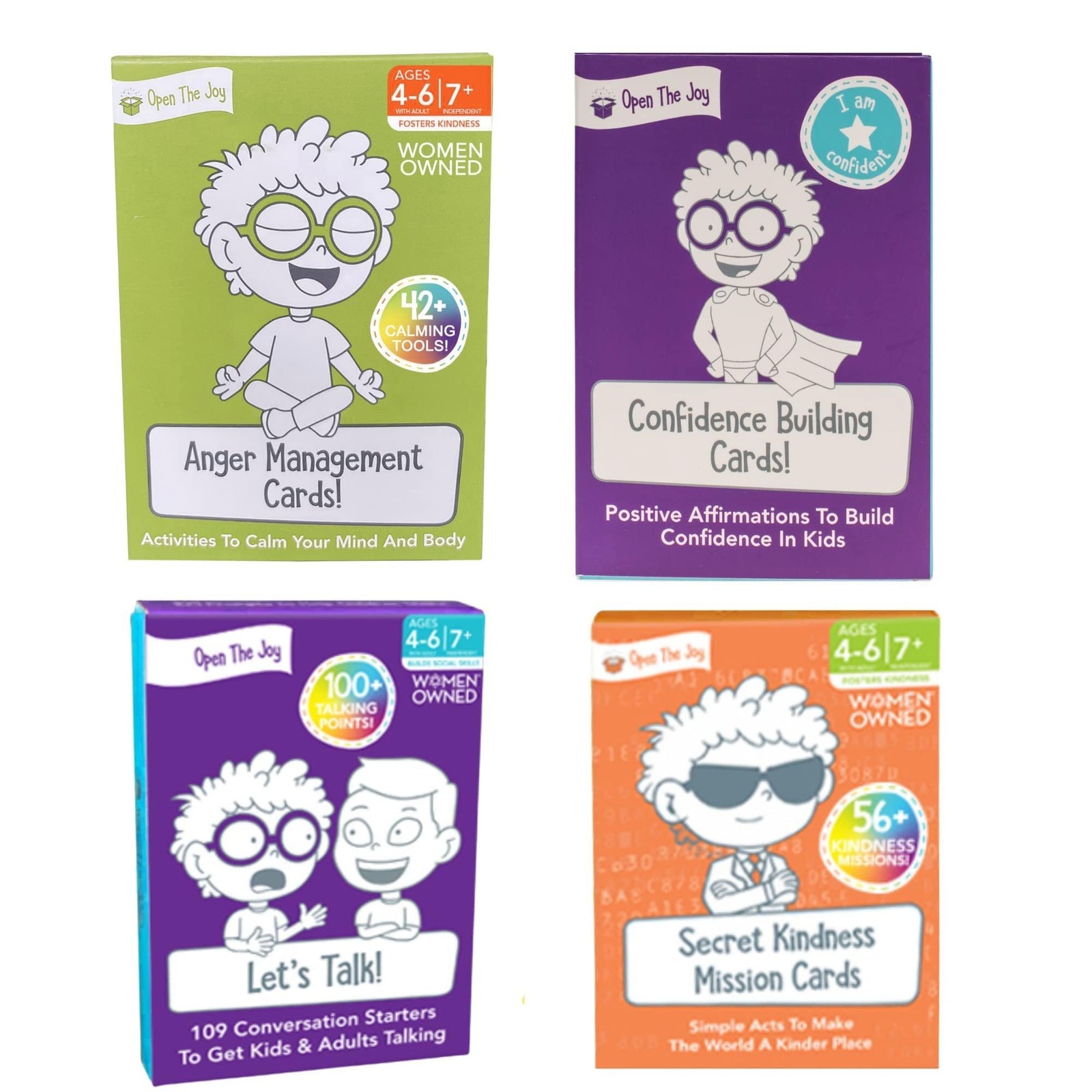 Open The Joy Cards Set For Nurturing Social Emotional Intelligence – Featuring