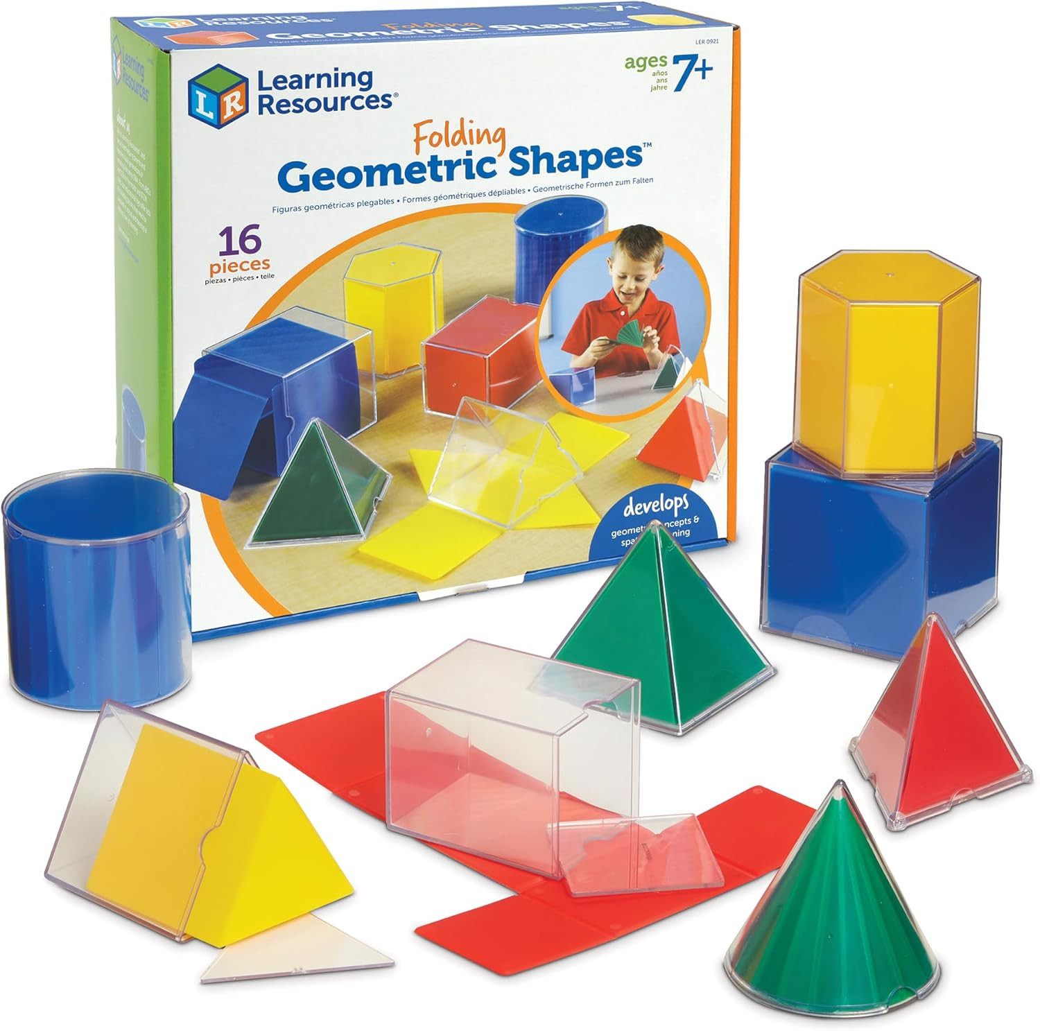 Learning Resources Folding Geometric Shapes Set – Classroom Must Haves, Teacher
