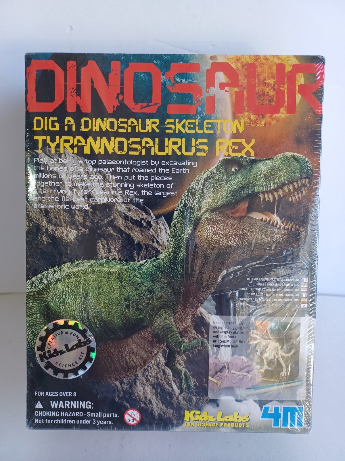 Dinosaur Dig A Dino Tyrannosaurus Rex by Kidz Labs Science Project Kit Sealed