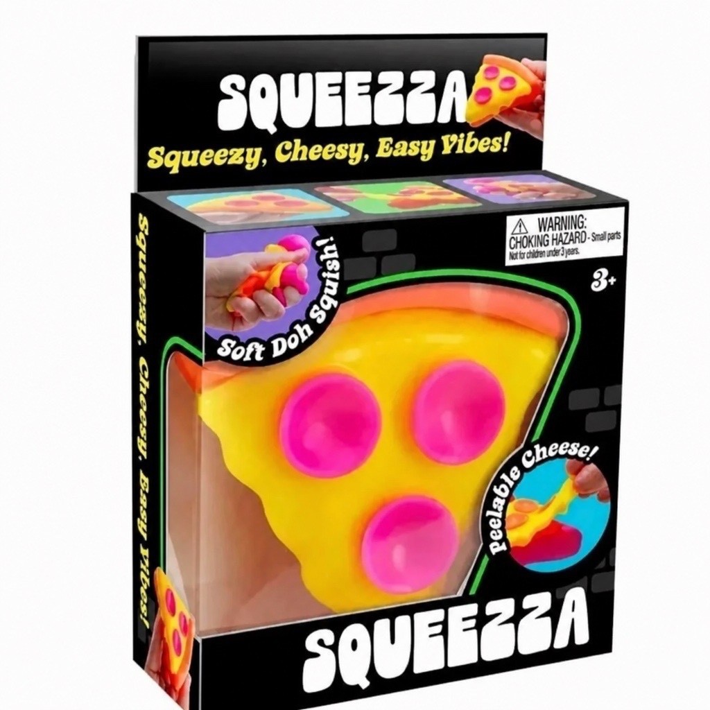 SQUEEZZA Pizza Slice Squishy Toy