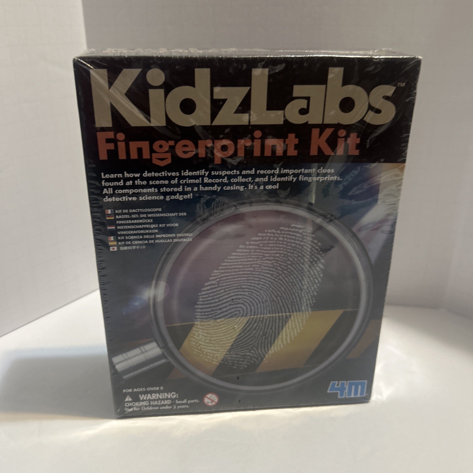 4M KidzLabs Fingerprint Kit Science Educational Toy Ages 8 Years & Up