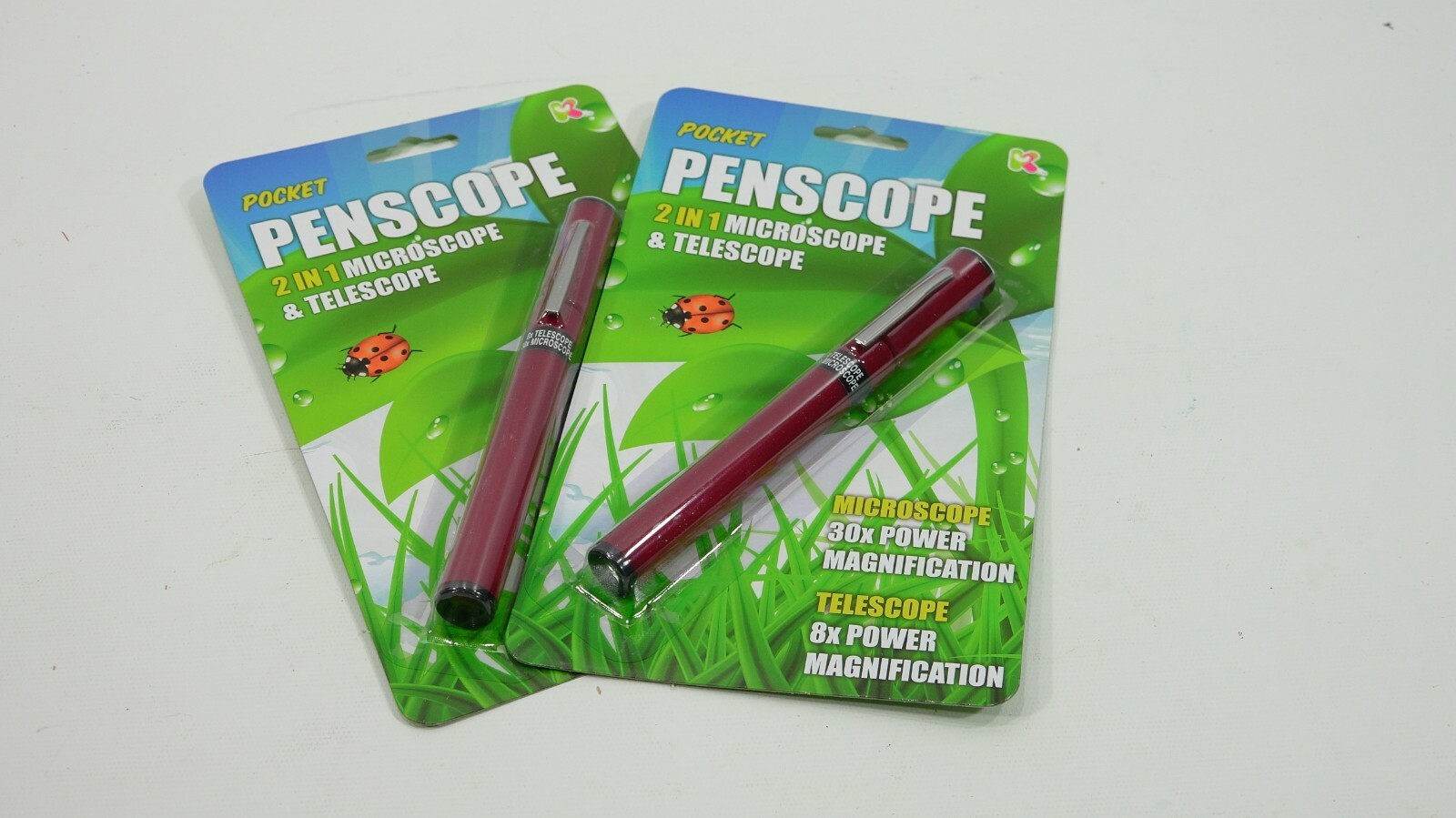 2 Pocket Spy Penscope 2 in 1 Microscope & Telescope – Buy one Get one FREE!~