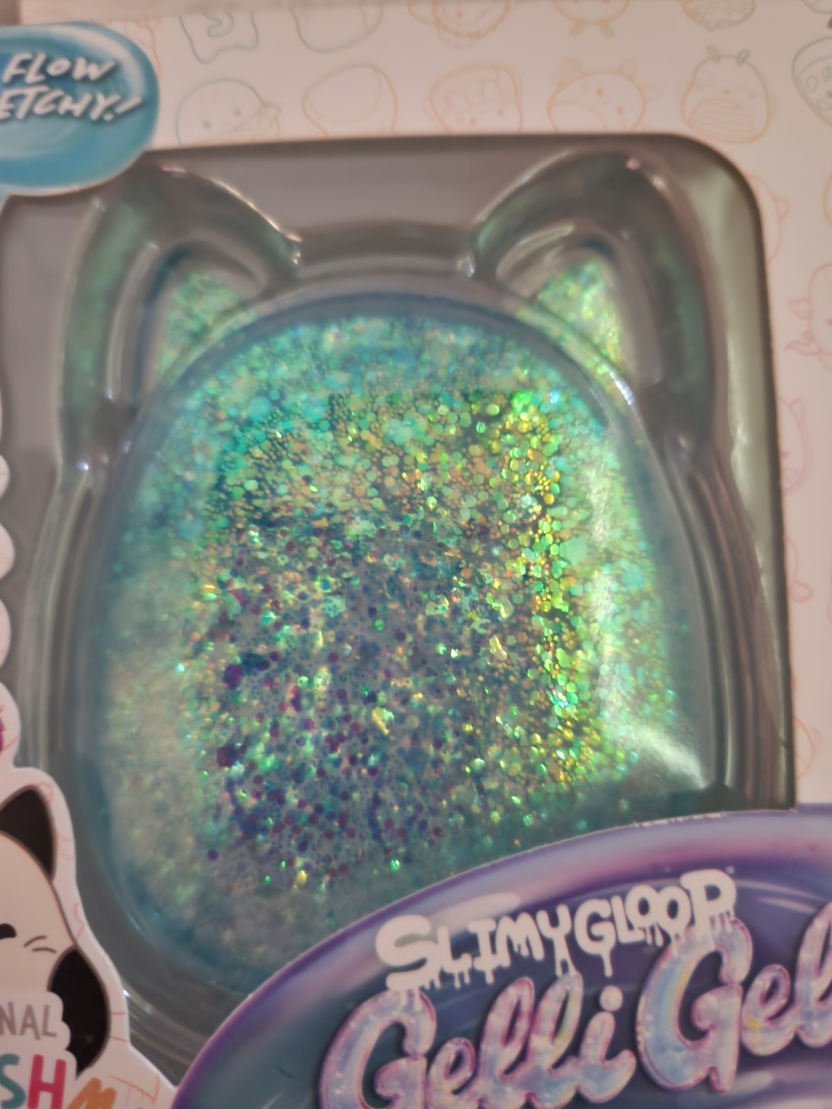 Squishmallows SlimyGloop Gelli Gels Slow Flow & Stretchy Squishy Toy