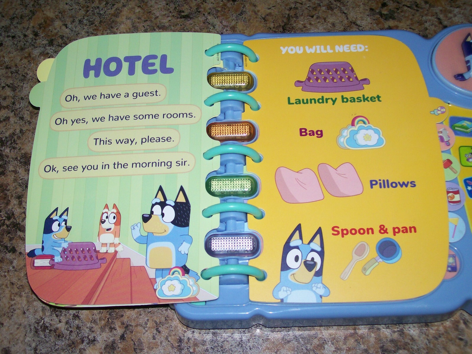 VTech 80-541200 Bluey Bluey’s Book of Games Plays Music, Lights Flash & Talks