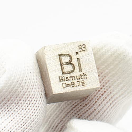 0.39″ Element Cube Set 10mm Density Cubes Copper Iron Bismuth Titanium for Pe…