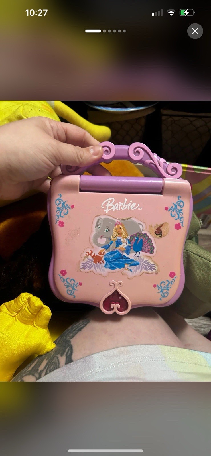 Vintage 2007 Barbie Island Princess Rosella Laptop Computer Mattel WORKS Rare!