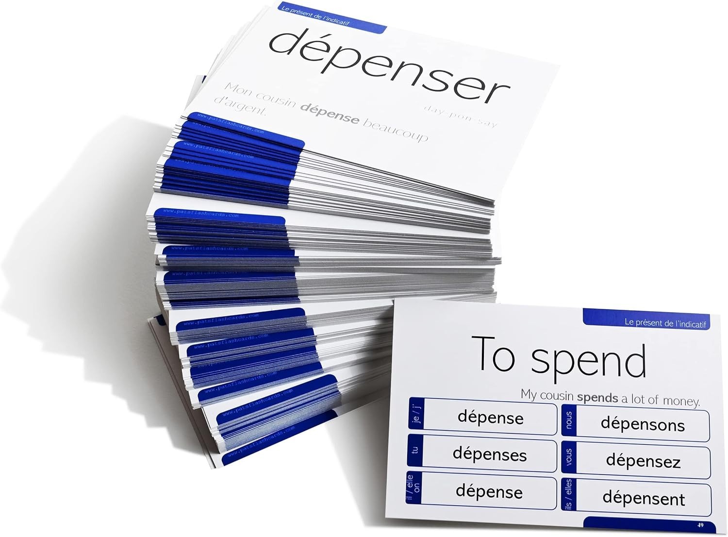 Present Tense French Verb Flash Cards – 200 Essential Verbs for Language Mastery