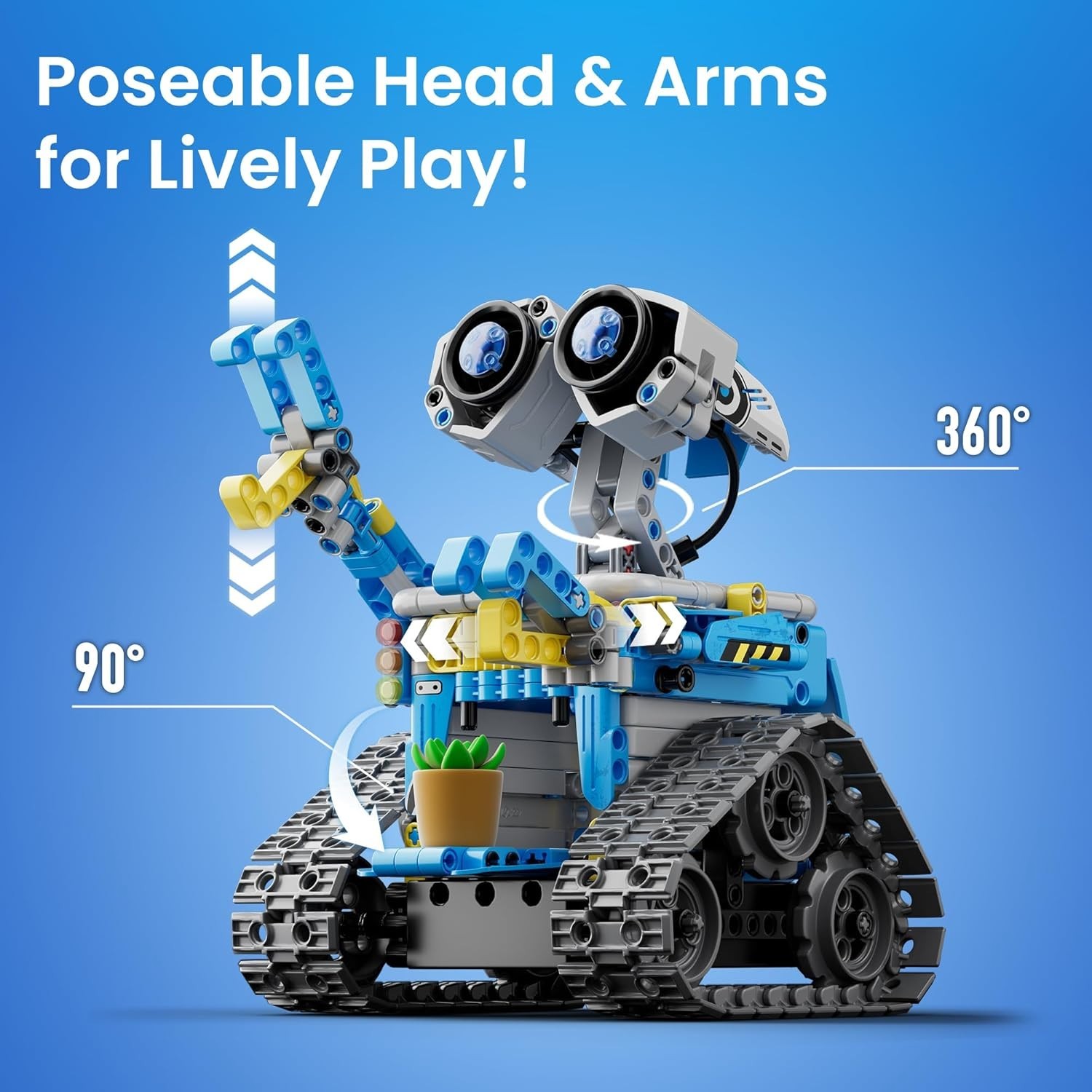 Sillbird STEM Robot Building Kit for Kids 8-12 Remote Control Coding Robotic Toy