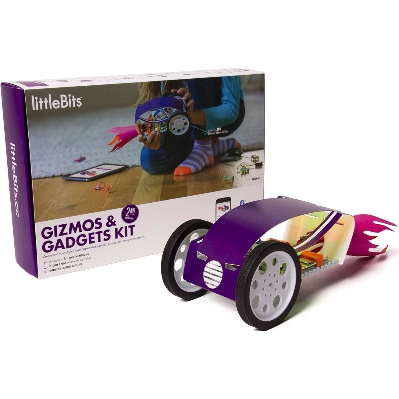 littleBits Gizmos & Gadgets Kit 2nd Edition STEM Electronic Building Blocks