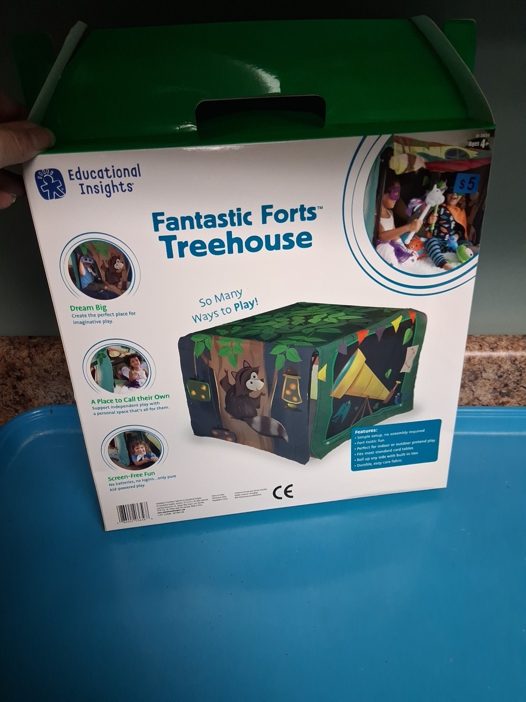Educational Insights Fantastic Forts Treehouse Toy Multicolor