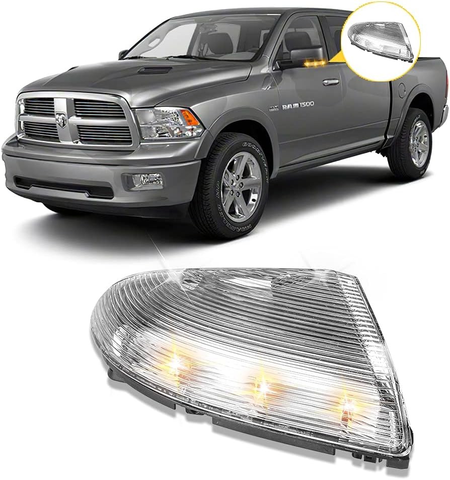Front Driver Left Side Mirror Turn Signal Light Housing Lamp Compatible with 200