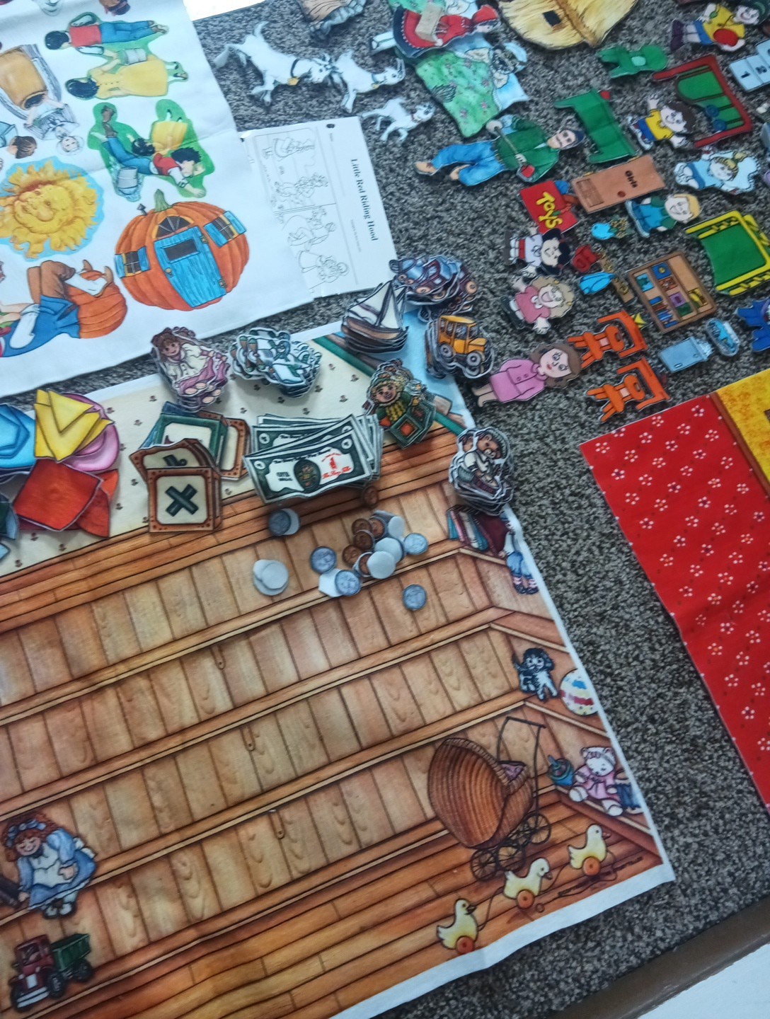 The Story Teller Felt Flannel Boards, Many Stories Lot School Princes TD17D