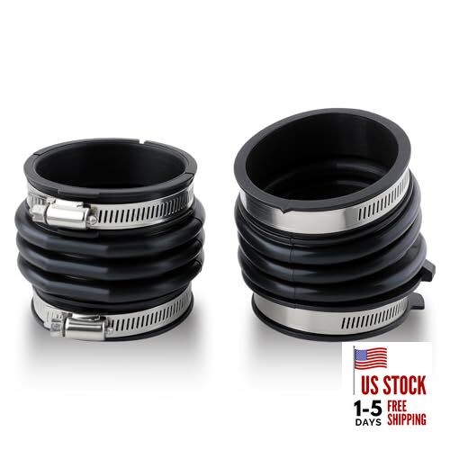 1788220161 2Pcs Engine Air Intake Hose with Clamps Compatible with Lexus ES300