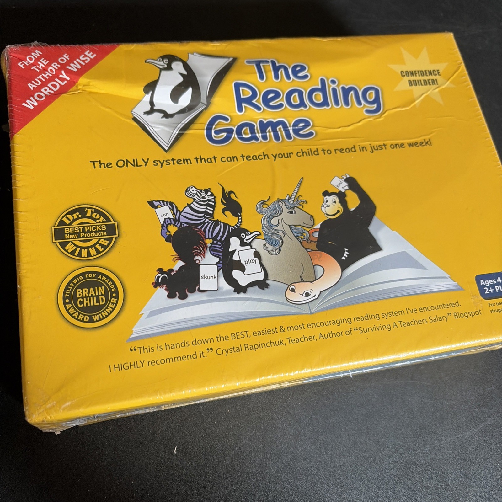 Allsaid & Dunn The Reading Game 2nd Edition New Sealed Homeschool Education