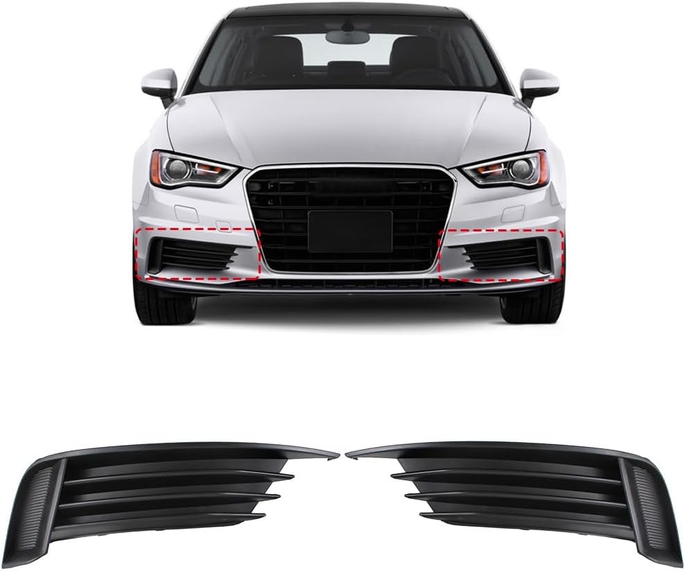 COOL STAR Bumper Grilles Fog Light Grilles Lower Front Left and Right Side