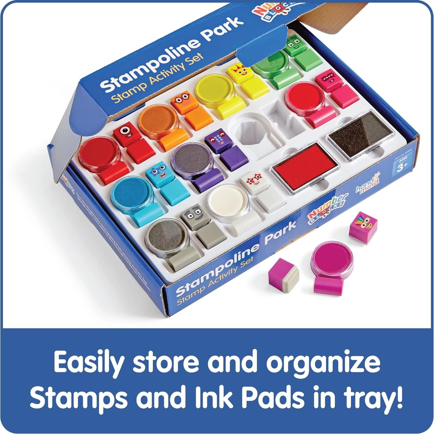 Fun Numberblocks Stamp Activity Set for Kids: 20 Stamps for Creative Learning
