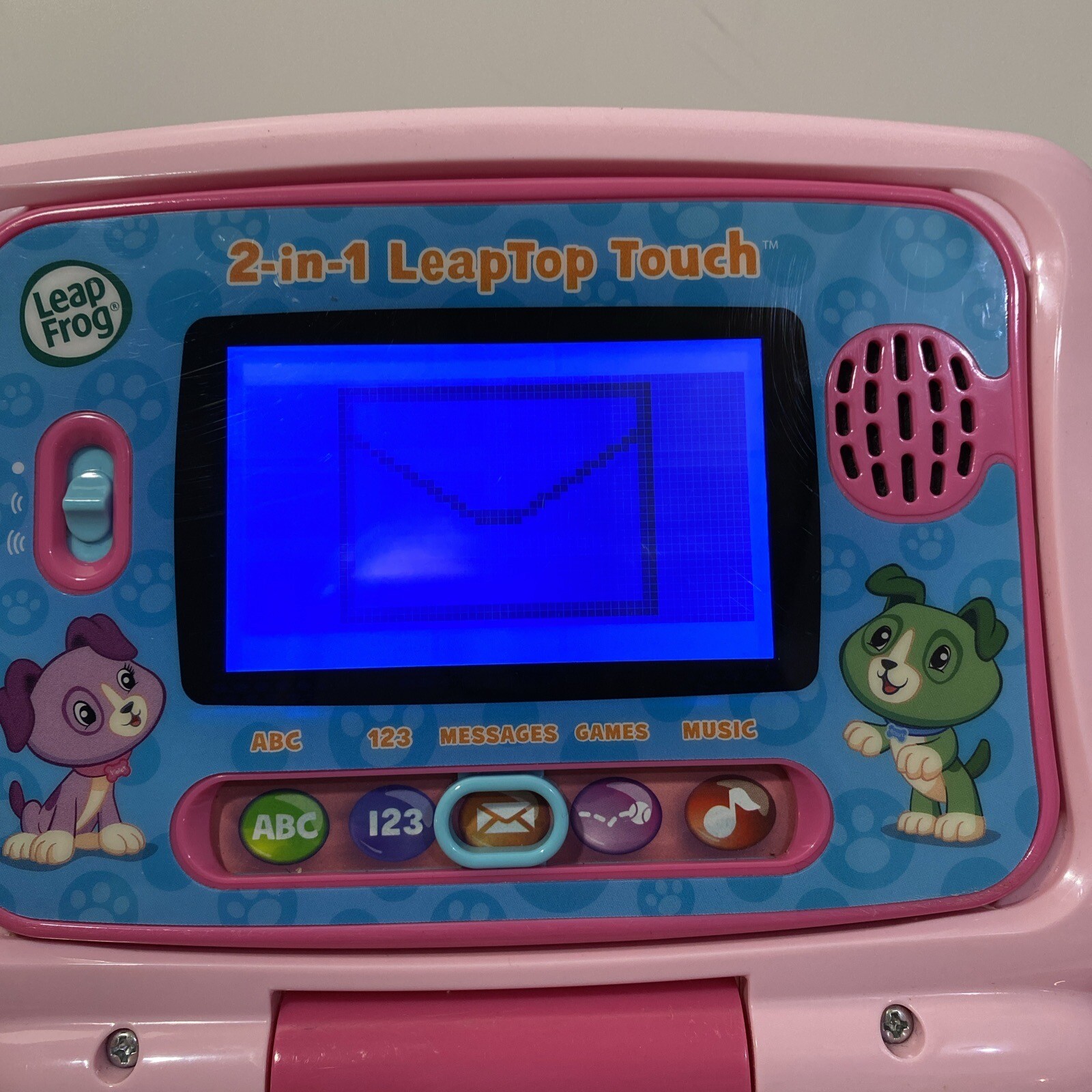 LeapFrog 2 in 1 Leaptop Touch Learning For Kids Toy Educational Pink 6009 Works