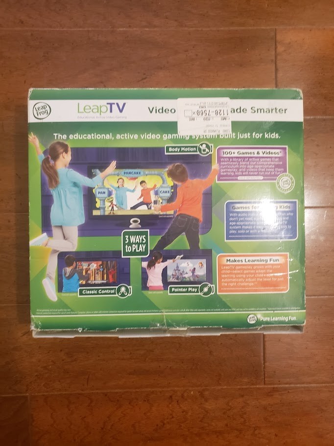 New 2014 Leap Frog’Leap TV Educational Active Video Gaming System Open Box