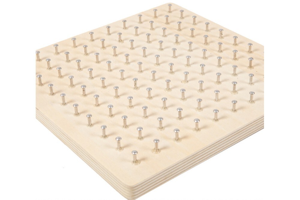 10×10 Nail Board Jigsaw Puzzle – MONTESSORI SENSORIAL MATERIAL