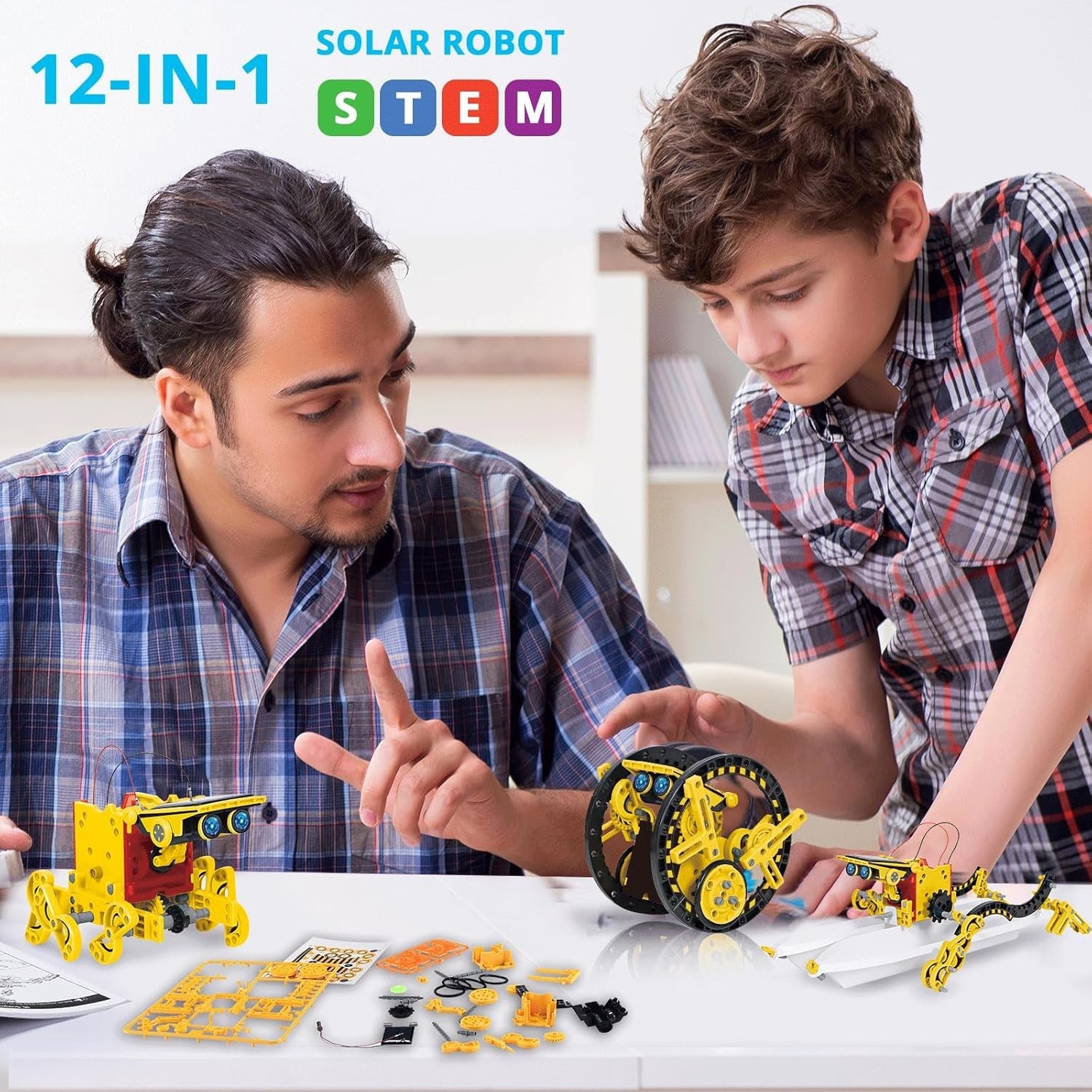 Creative Solar Robot Building Kit for Ages 8-12 – Endless Educational Fun