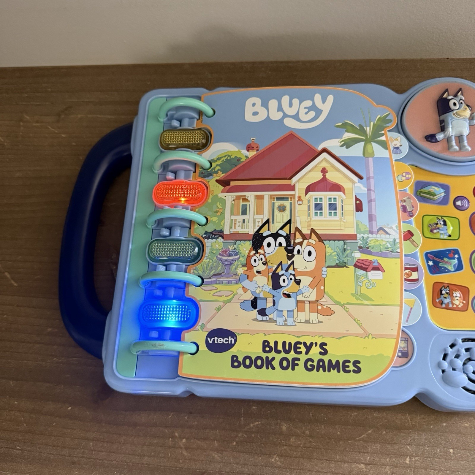VTech Bluey’s Book of Games Interactive Learning Toy Ages 3+ WORKING Tested