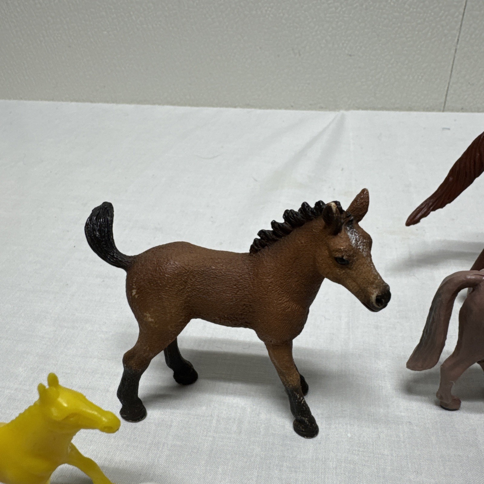 Vintage Miniature Horse Lot of 12 Toy Figures Plastic Resin Schleich Safari
