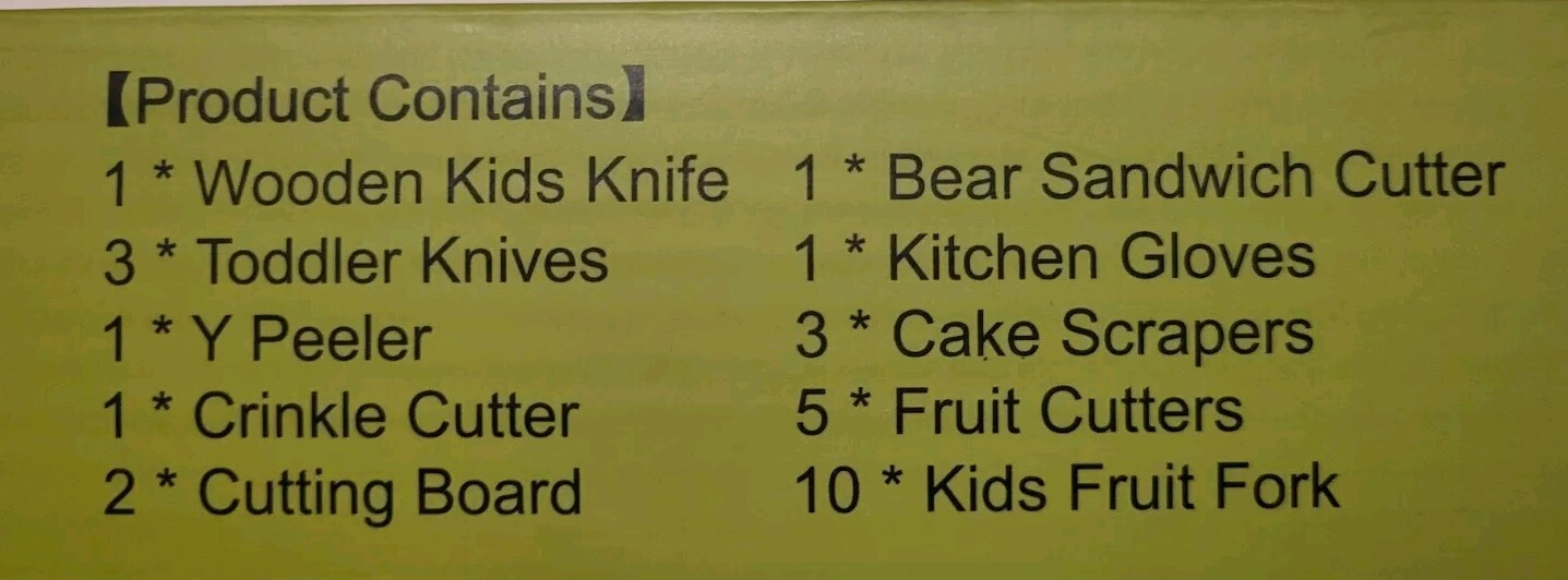 28 Piece Kids Kitchen Set Toddlers 2+