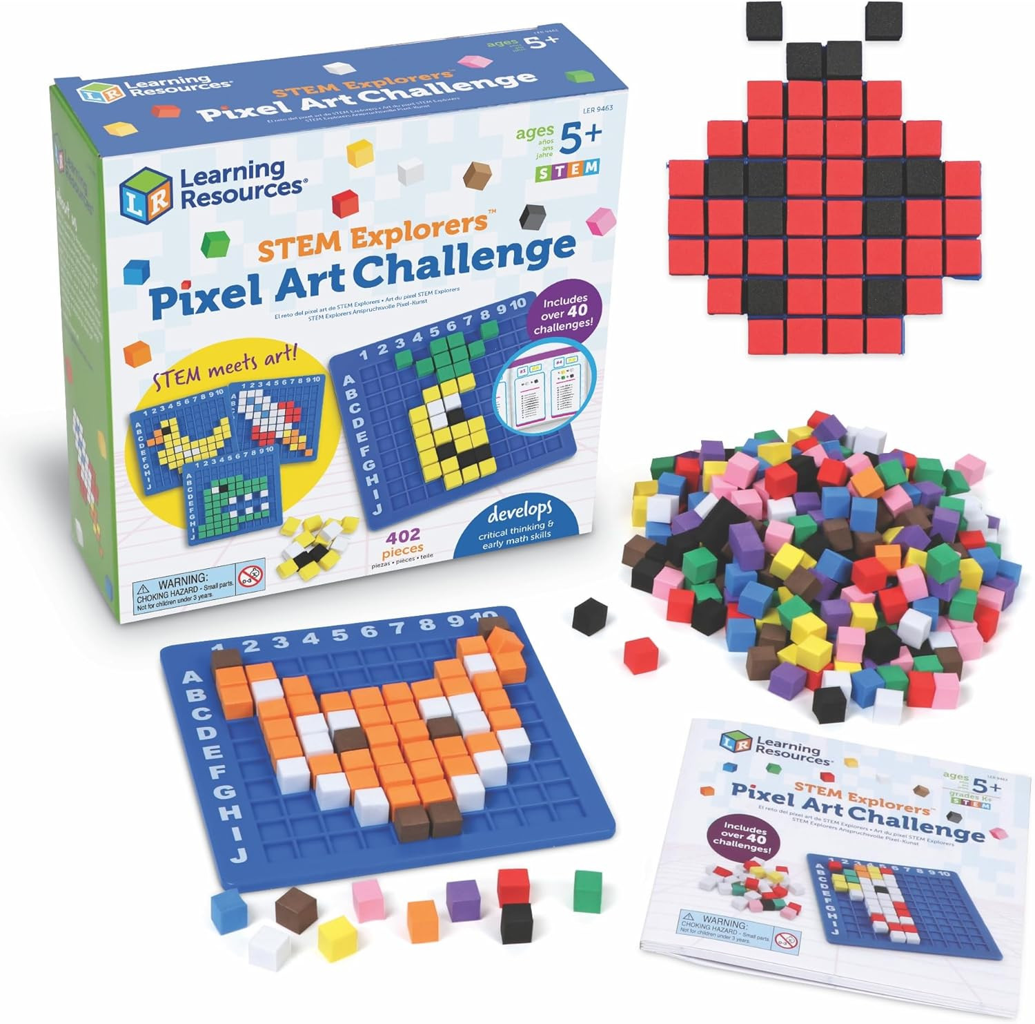 STEM Explorers Pixel Art Challenge – Science Kits & STEM Activities for Kids, Pa