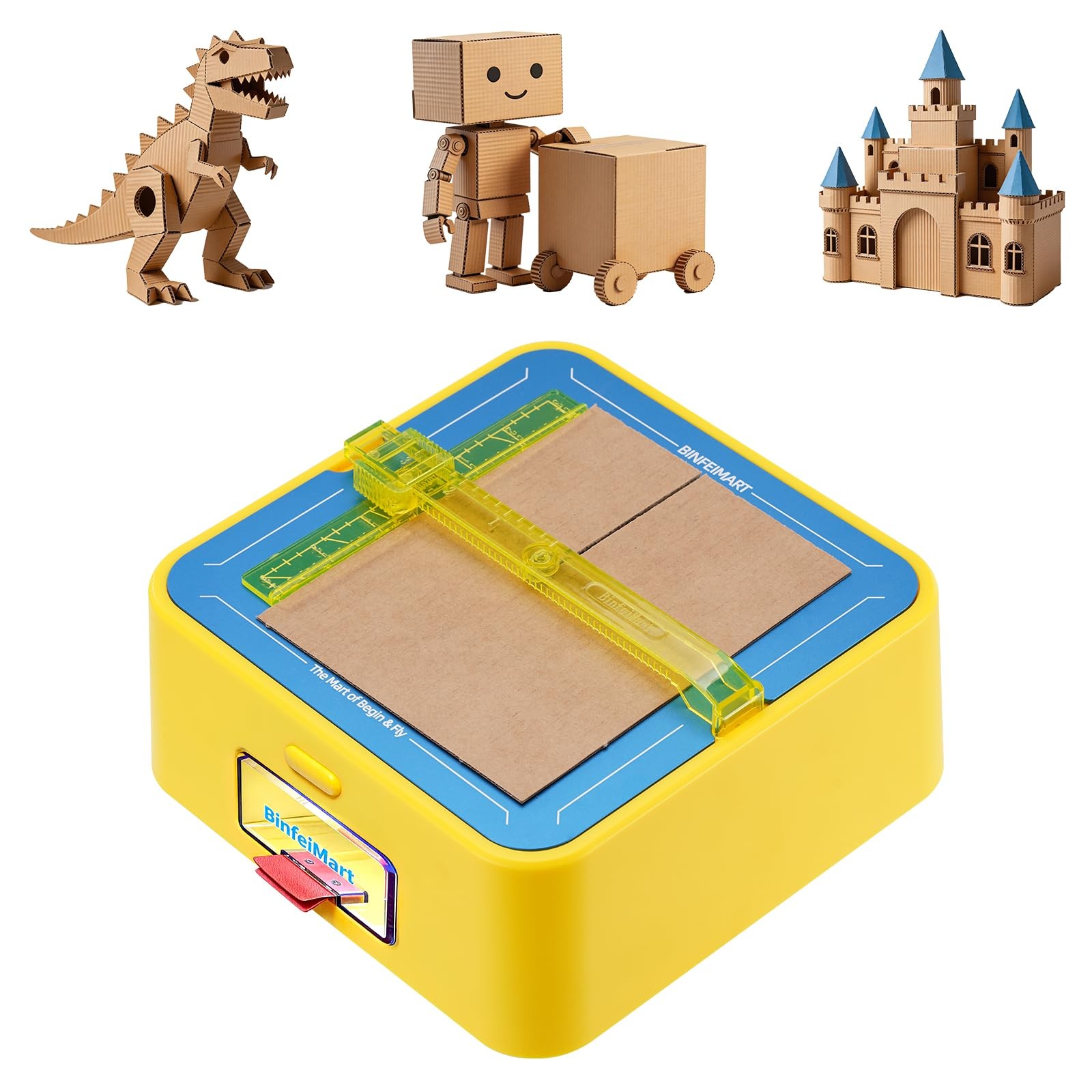 Child-Safe Cardboard Cutter Toy – STEM Building Kit and Engineering Workstati…