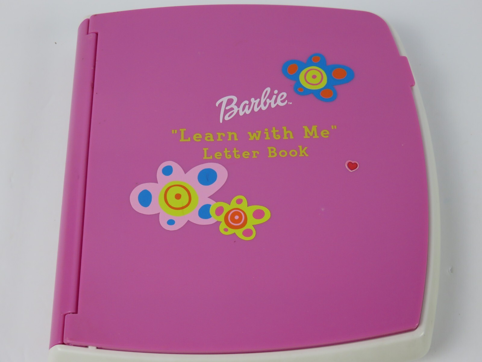 2001 Mattel Barbie “Learn With Me Letter Book” Letters, Rhymes, Spelling Toy