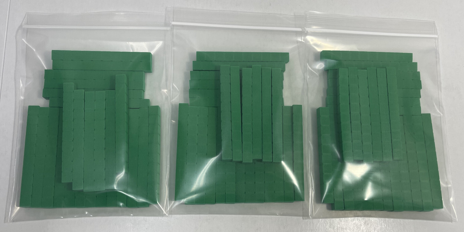 Lot of 890+ ETA Cuisenaire Foam Math Manipulatives, Base Tens/Ones/Number Tiles