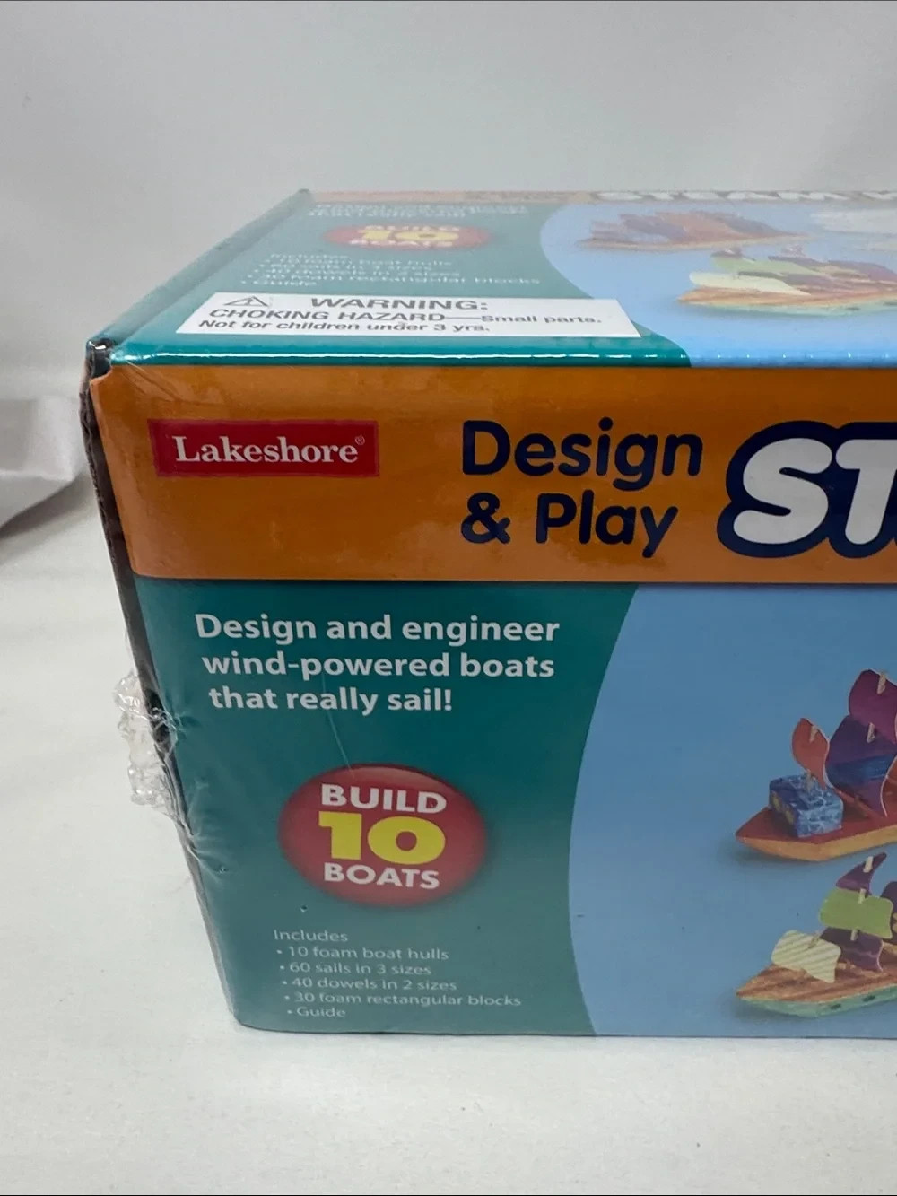 LAKESHORE DESIGN & ENGINEER STEAM KIT BOATS BUILDS 10 HOMESCHOOL ARTS & CRAFTS