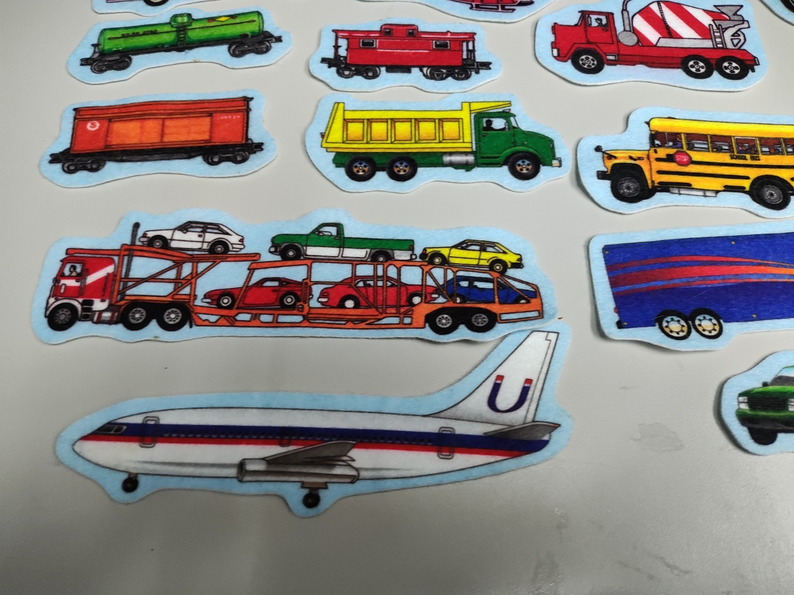 Felt Board Story Teller Felt Book Transportation Trucks Airplanes Fire Rescue