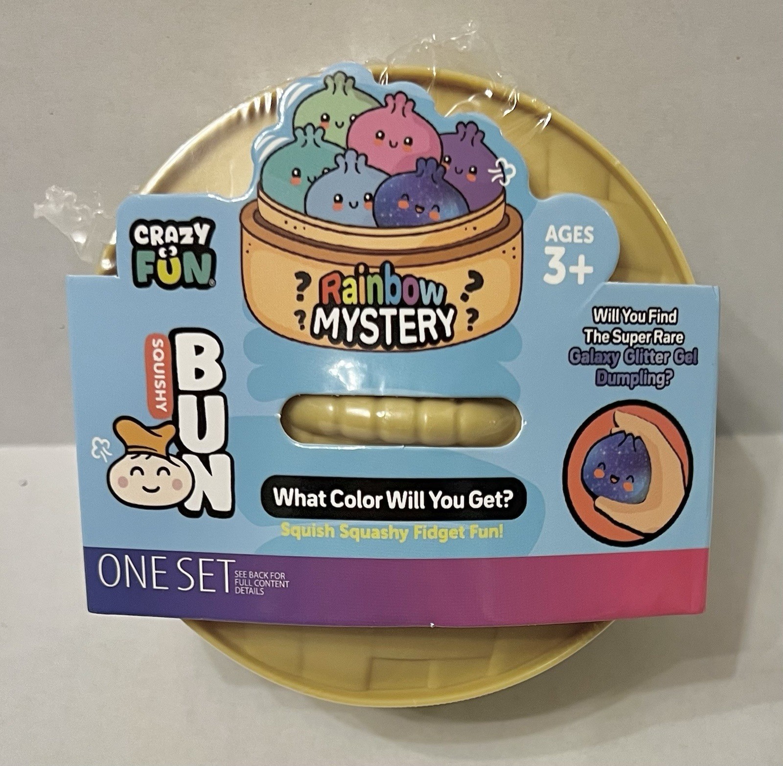 Fun Squishy Bun Rainbow Mystery Dumpling Puka Creations Brand New Sealed
