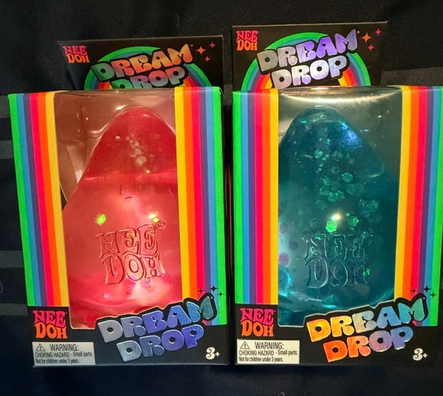 Lot of 2! Needoh Dream Drop – Blue and Pink RARE NIB