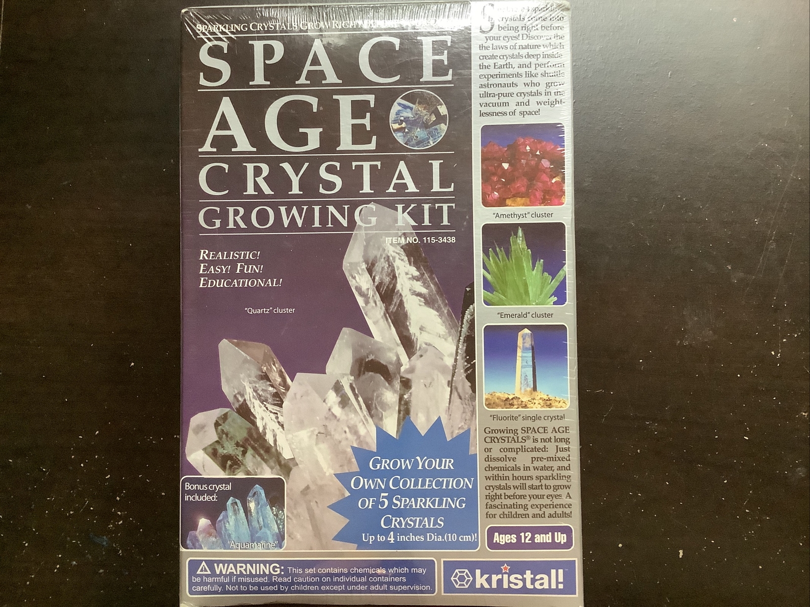 BRAND NEW Space Age Crystal Growing Kit