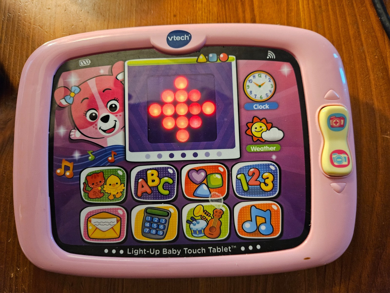 Vtech Light-Up Baby Touch Tablet Educational Play Toy Pink, Tested and Works