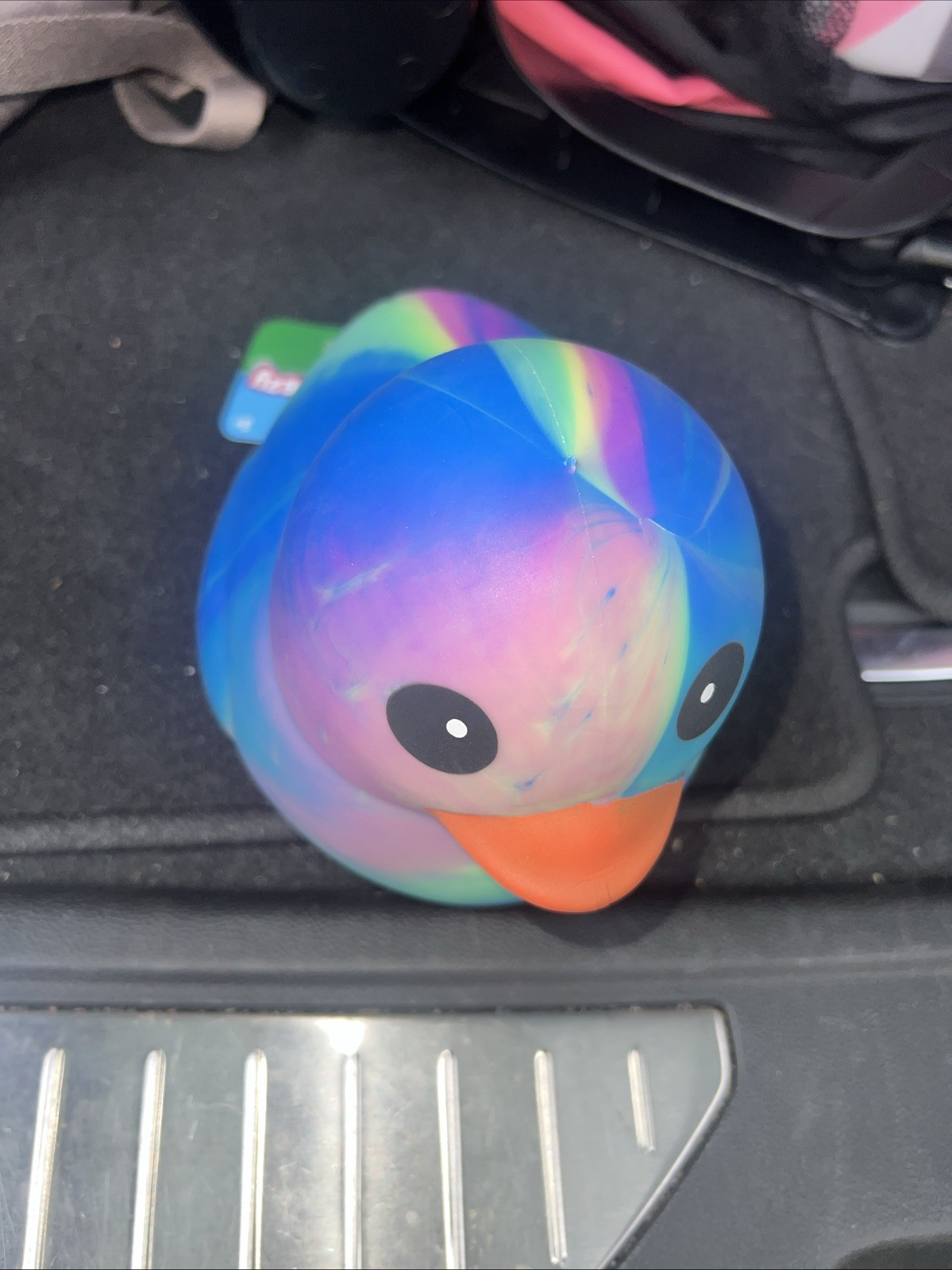 Sunny Days Jumbo Squeezy Duck Tie-Dye Squishy Stress Relief Toy NEW Squeeezy