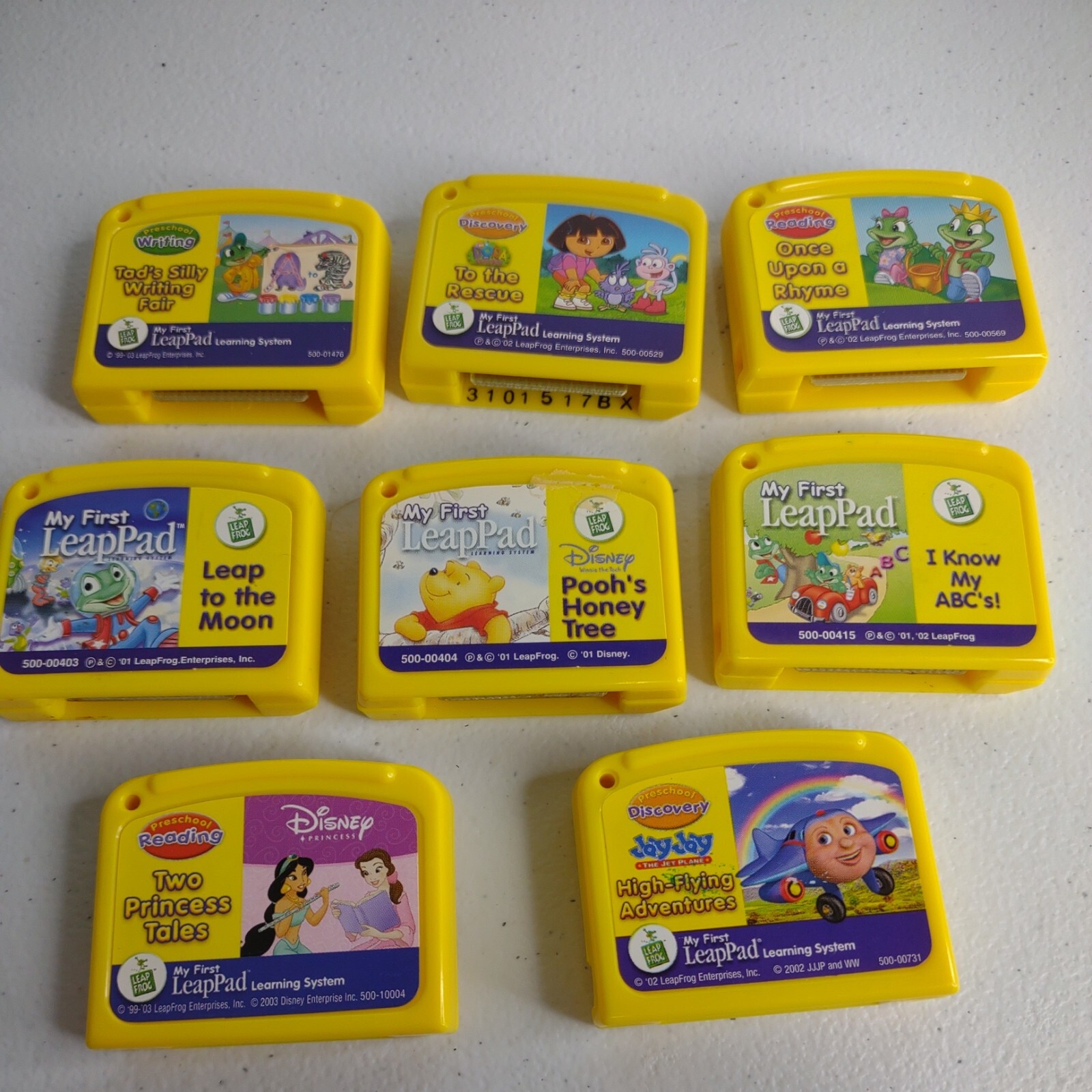 Leap Frog My First LeapPad Educational Game Cartridges Only Dora Disney Lot